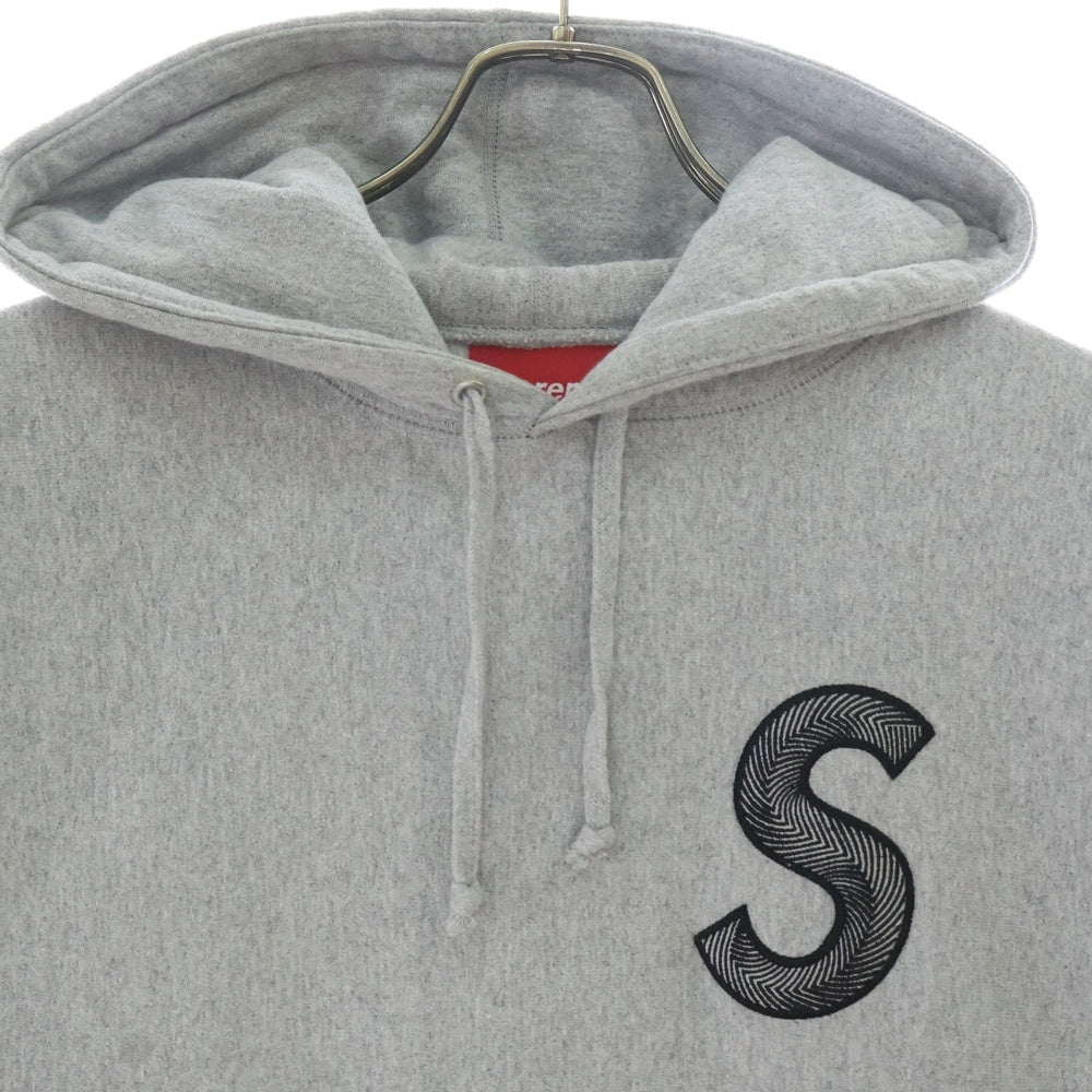 SUPREME(シュプリーム) 18AW S Logo Hooded Sweatshirt エスロゴ プルオーバーパーカー グレー