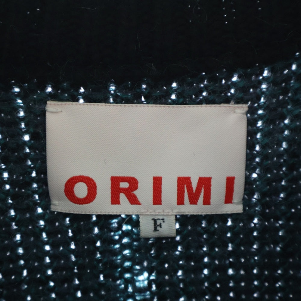 ORIMI(オリミ) 22AW MIDNIGHT SWEATER ミッドナイト Vネック ニットセーター ブラック A22502