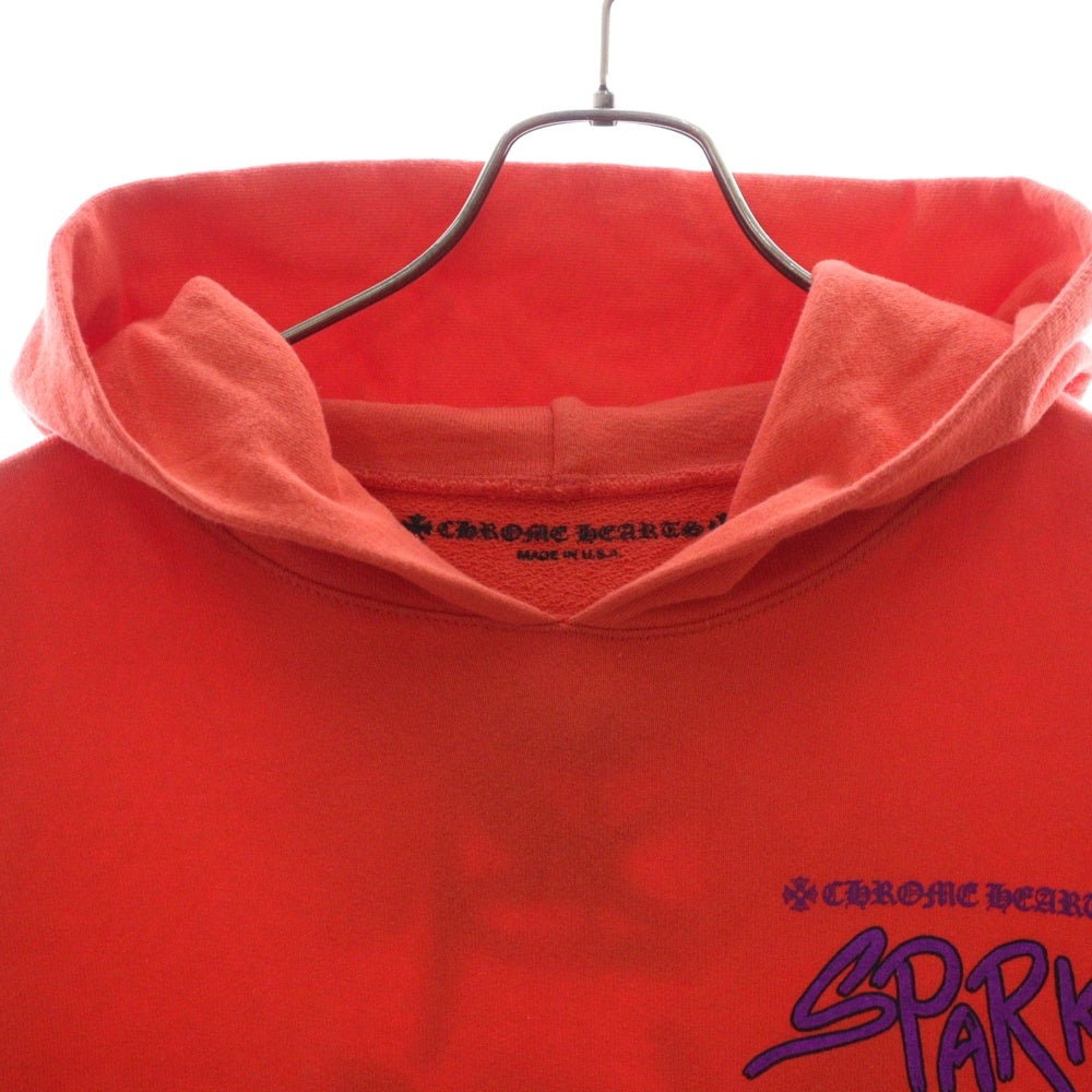 CHROME HEARTS(クロムハーツ) ×MATTY BOY SWTSHRT PPO U HD PLVR MATTY RED マッティボーイチョンパープリテンスプルオーバーフーディ パーカー レッド