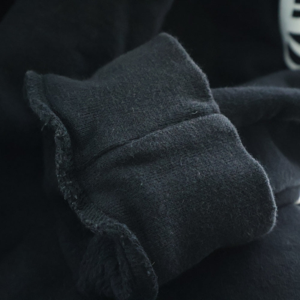 CHROME HEARTS(クロムハーツ) SWTSHRT PLVR ネックロゴプリント クルーネックスウェット トレーナー ブラック
