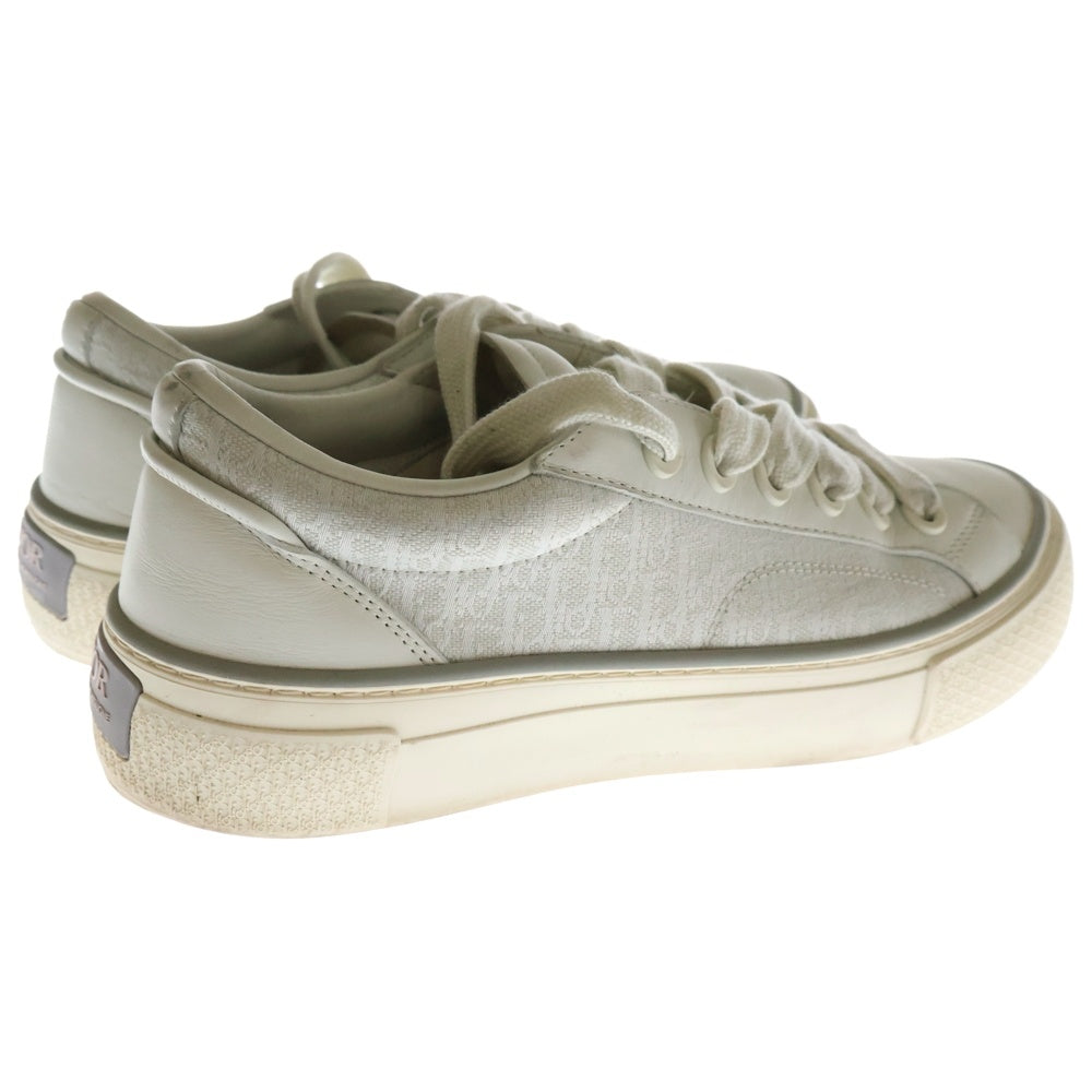 DIOR(ディオール) B33 CALF OBLIQUE 3SN303ZYS06842 グレインドカーフスキン オブリーク ローカットスニーカー ホワイト