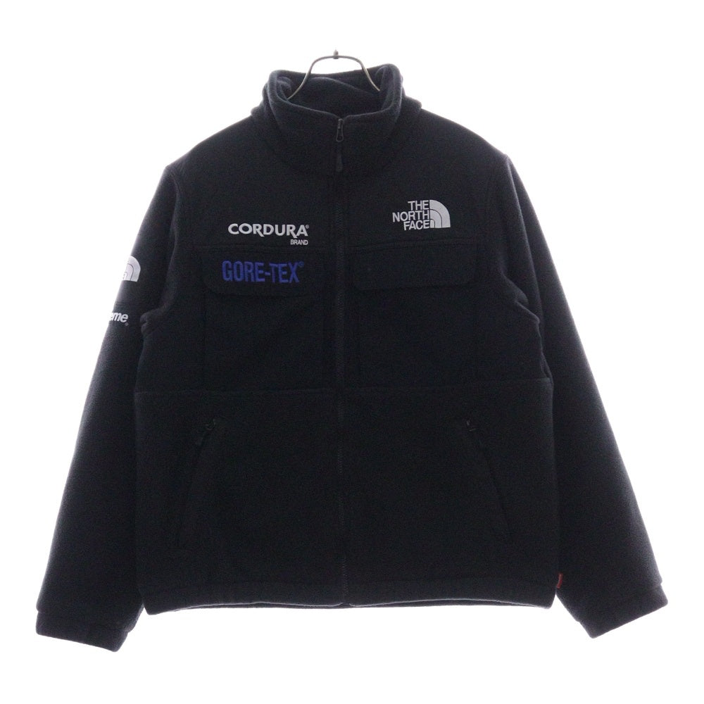 SUPREME(シュプリーム) 18AW ×THE NORTH FACE Expedition Fleece Jacket ザ ノースフェイス エクスペディションフリースジャケット ブラック NL71809I