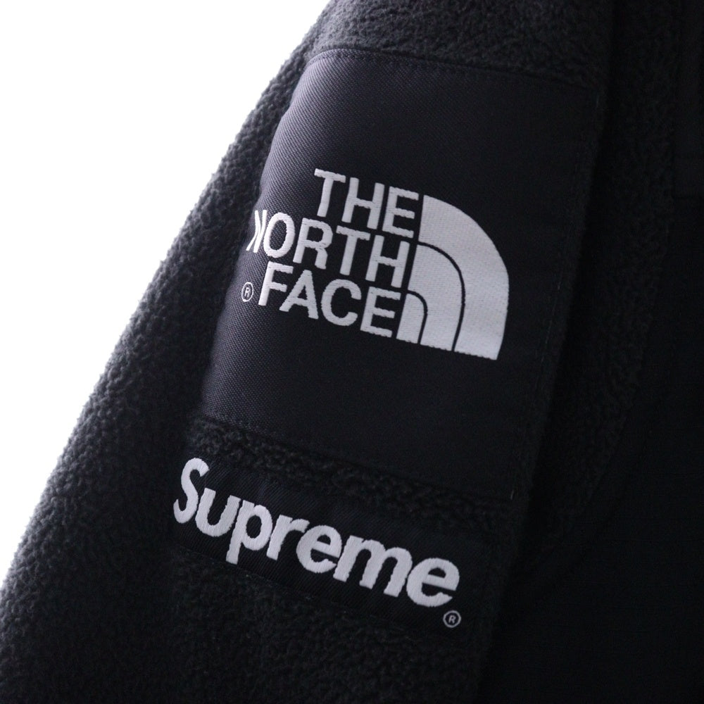 SUPREME(シュプリーム) 18AW ×THE NORTH FACE Expedition Fleece Jacket ザ ノースフェイス エクスペディションフリースジャケット ブラック NL71809I