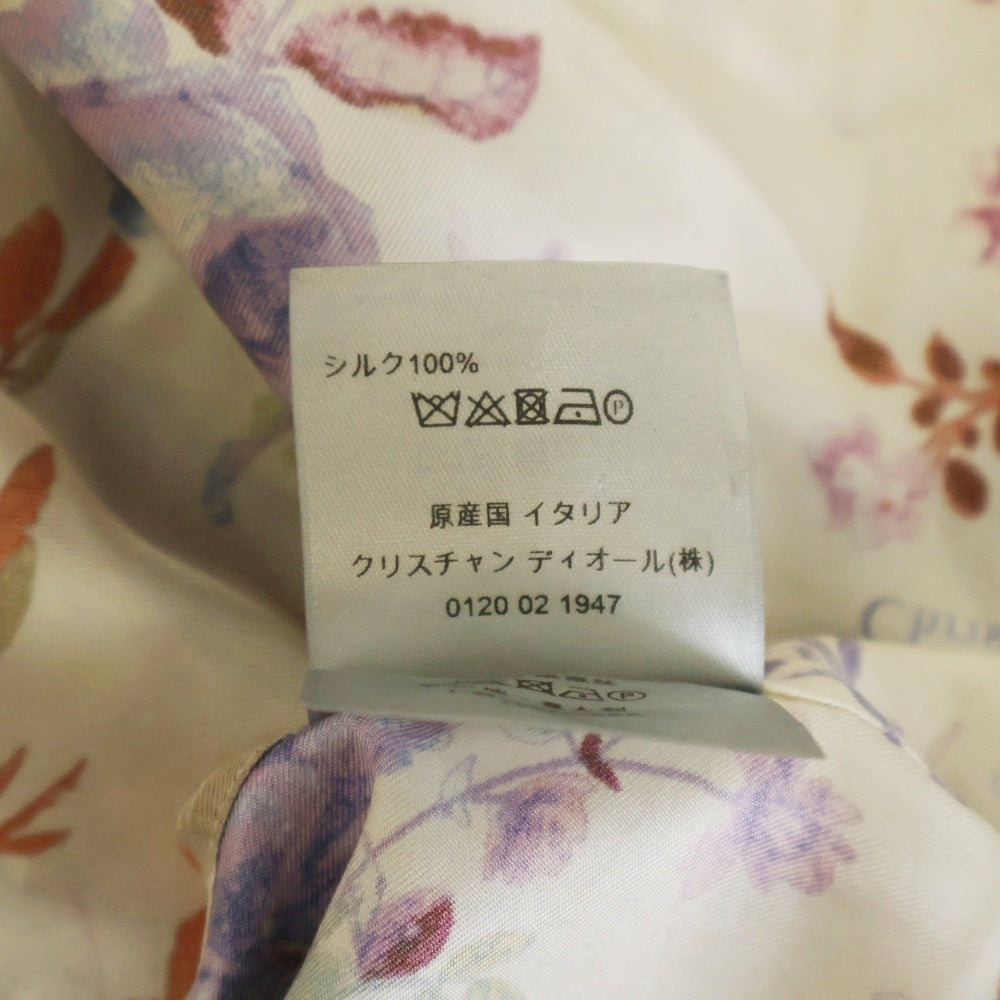DIOR(ディオール) 19SS ×KAWS BEE刺繍 総柄シルク長袖シャツ ホワイト 923C561W6016