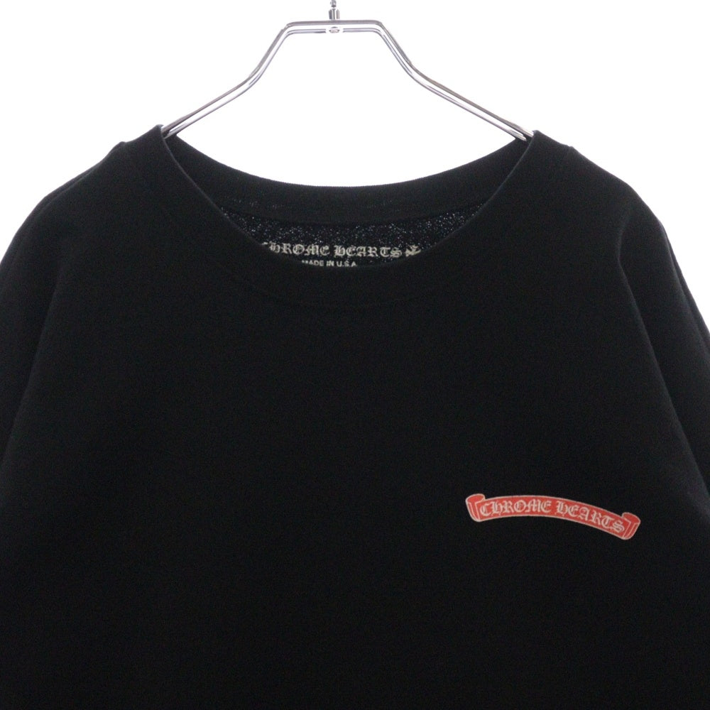 CHROME HEARTS(クロムハーツ) PPO STAY FAST RACE TEAM SWTSHRT MATTY BOY ステイファストプリントクルーネックスウェット トレーナー ブラック