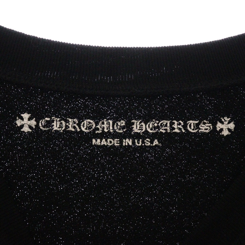 CHROME HEARTS(クロムハーツ) PPO STAY FAST RACE TEAM SWTSHRT MATTY BOY ステイファストプリントクルーネックスウェット トレーナー ブラック