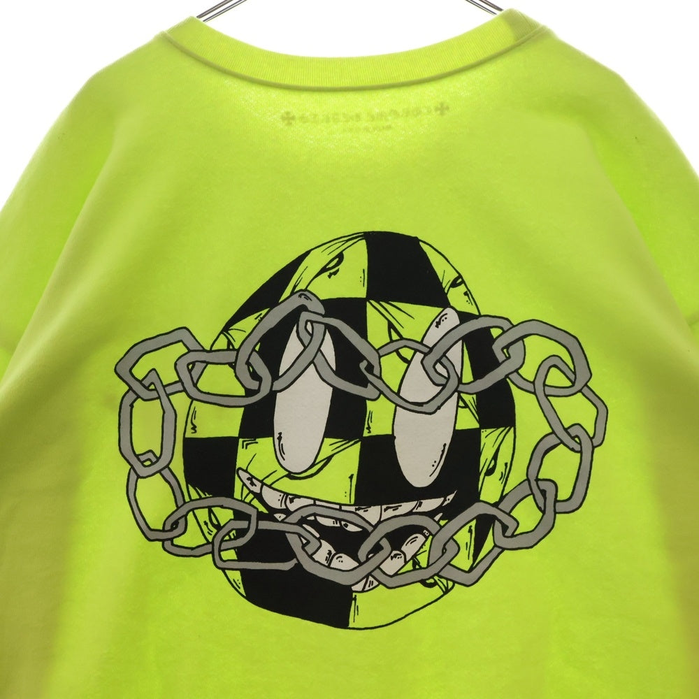 CHROME HEARTS(クロムハーツ) 22AW ×MATTY BOY PPO CHAIN GAME マッティボーイ チェーンゲームクルーネックスウェットトレーナー イエロー