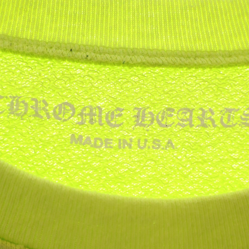 CHROME HEARTS(クロムハーツ) 22AW ×MATTY BOY PPO CHAIN GAME マッティボーイ チェーンゲームクルーネックスウェットトレーナー イエロー