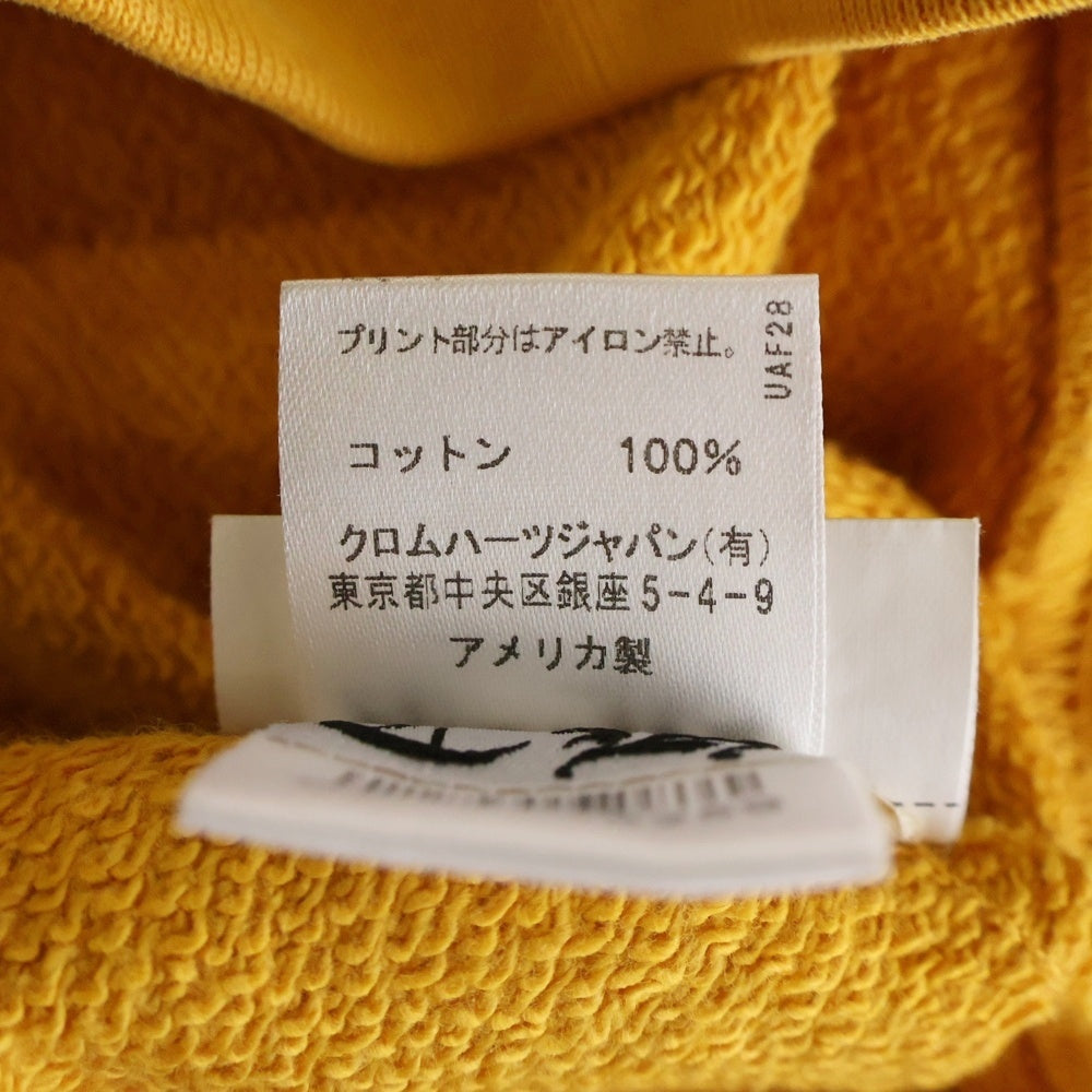 CHROME HEARTS(クロムハーツ) PPO mustard HD SWT MATTY BOY バックプリント クルーネックスウェットトレーナー マスタード