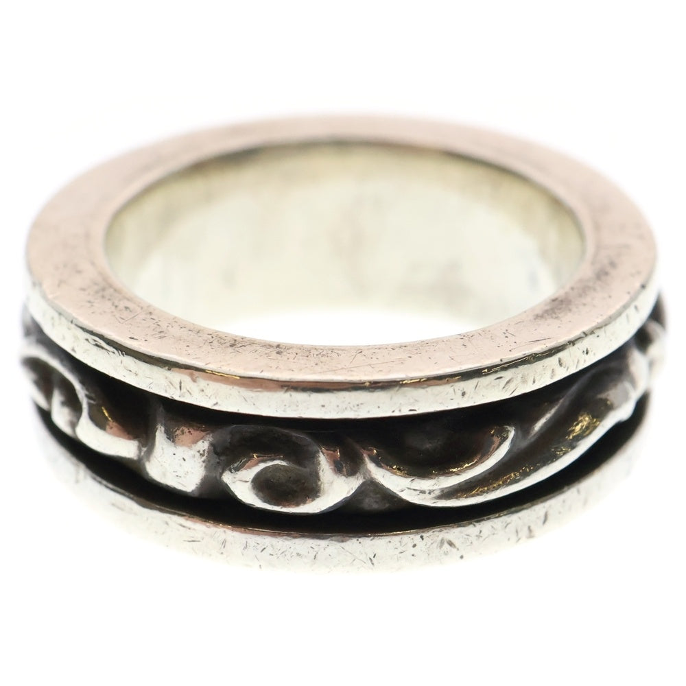 CHROME HEARTS(クロムハーツ) RING SPINNER SCROLL スピナースクロール シルバーリング シルバー