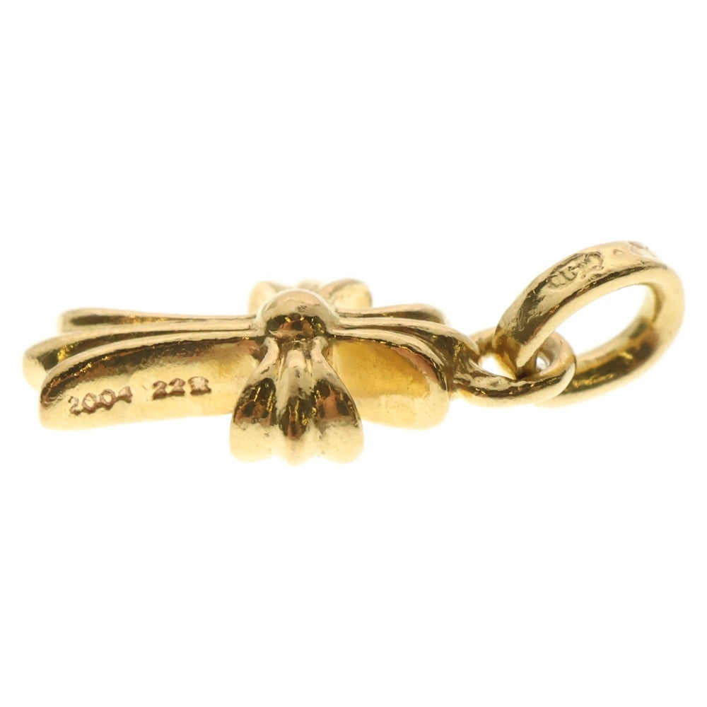 CHROME HEARTS(クロムハーツ) 22K CRS BBYFAT P/DIA ベイビーファットクロス PAVEダイヤ ペンダントトップ ゴールド BCA035