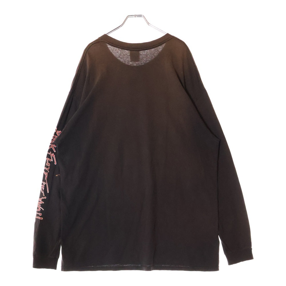 VINTAGE(ヴィンテージ) 90s PINK FLOYD THE WALL LS DELTA ピンクフロイド プリント長袖Tシャツ カットソー ブラック