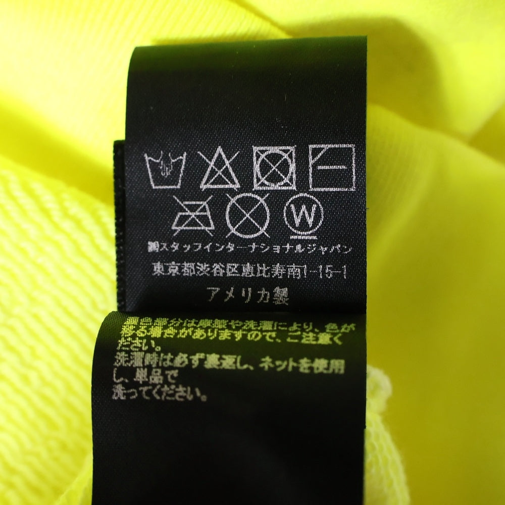 AMIRI(アミリ) コットンクルーネック ロゴプリント スウェットトレーナー イエロー SR3GU0004SMRSTH0