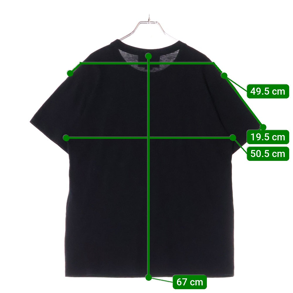 GUCCI(グッチ) 21AW×THE NORTH FACE ザノースフェイス キャット ロゴ プリント 半袖Tシャツ ブラック 615044 XJDTG