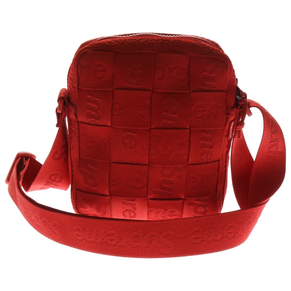 SUPREME(シュプリーム) 23SS Woven Shoulder Bag ウーブン ショルダーバッグ レッド