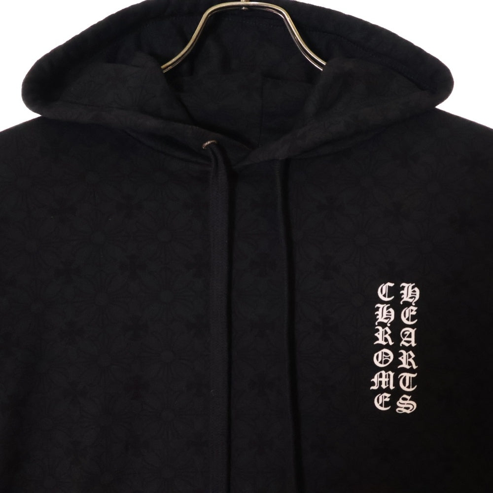 CHROME HEARTS(クロムハーツ) SWTSHRT PLVR CHプラス総柄プルオーバーパーカーブラック