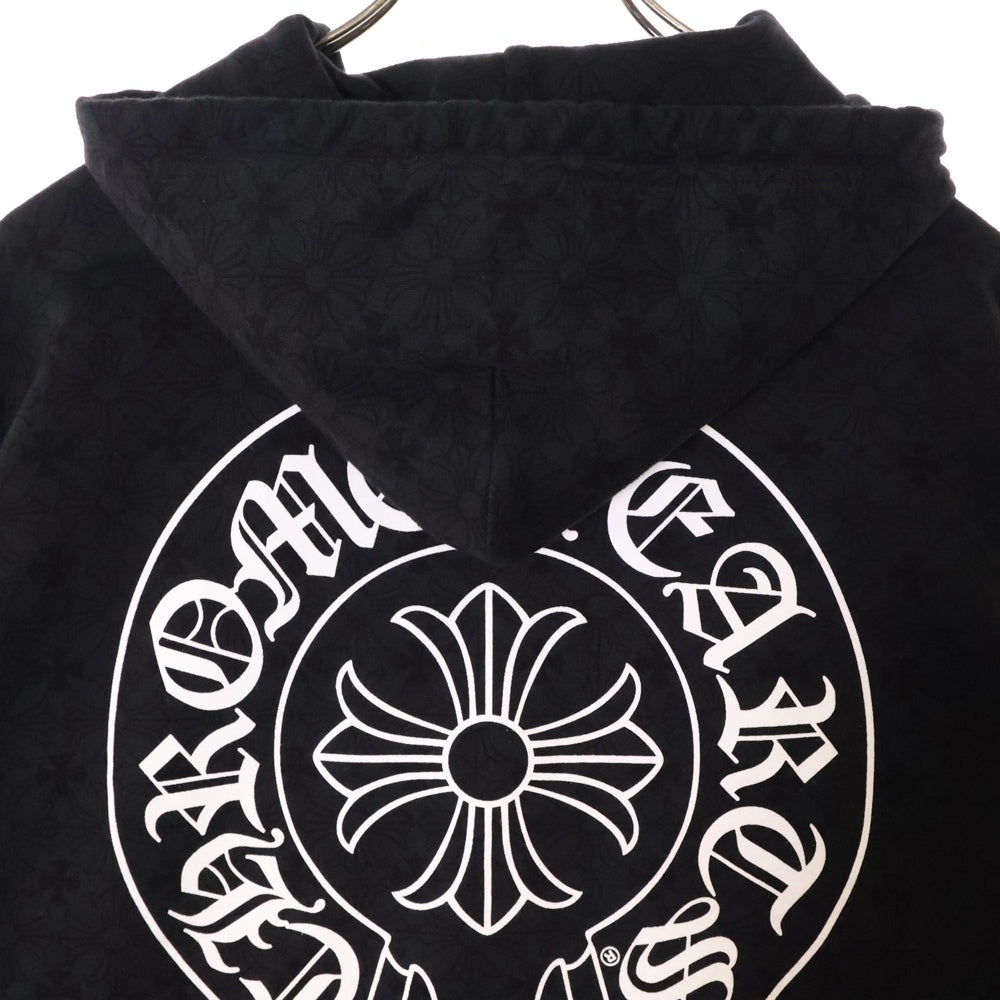 CHROME HEARTS(クロムハーツ) SWTSHRT PLVR CHプラス総柄プルオーバーパーカーブラック