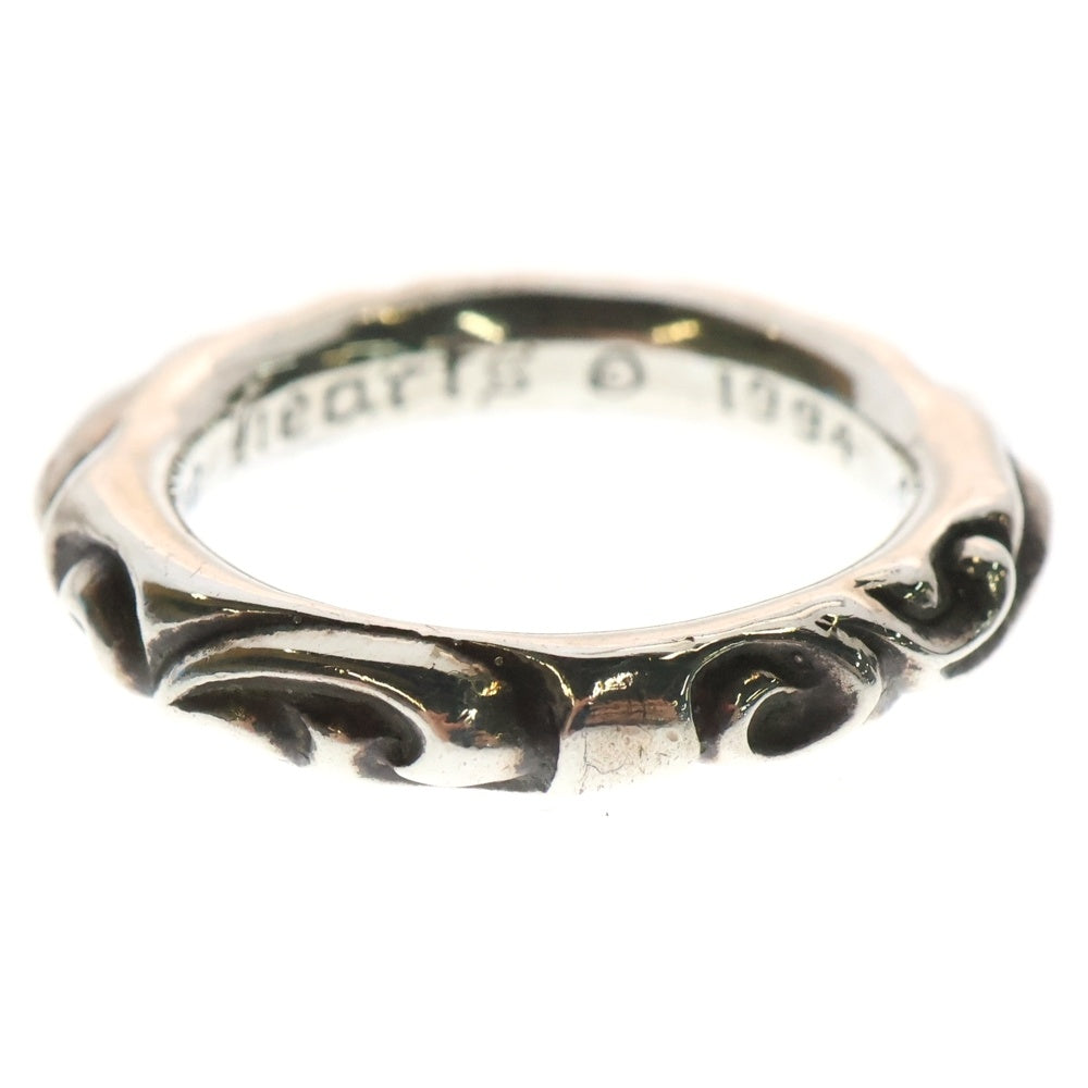CHROME HEARTS(クロムハーツ) SCRL BAND スクロールバンド リング シルバー BCA351