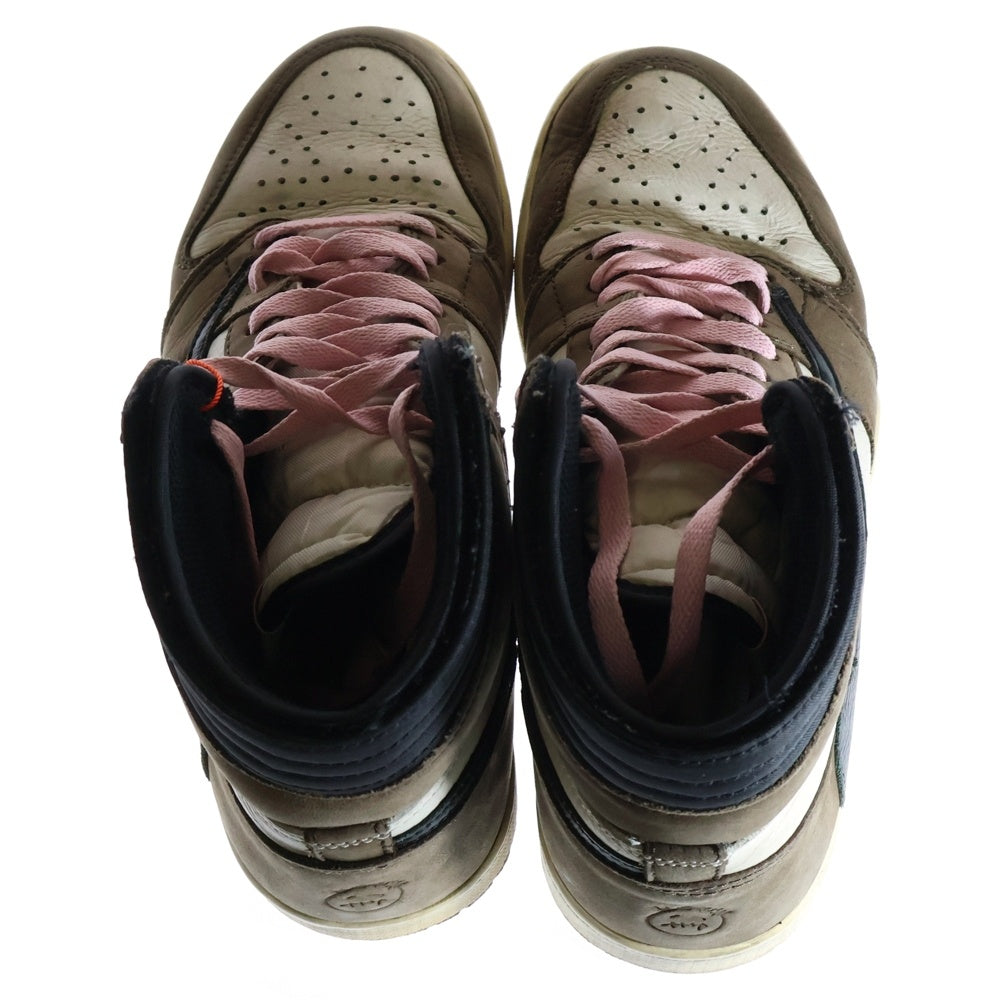 NIKE(ナイキ) ×トラヴィススコット AIR JORDAN 1 RETRO HIGH OG TS SP エアジョーダン1 レトロ ハイカットスニーカー CD4487-100 US9/27.0cm
