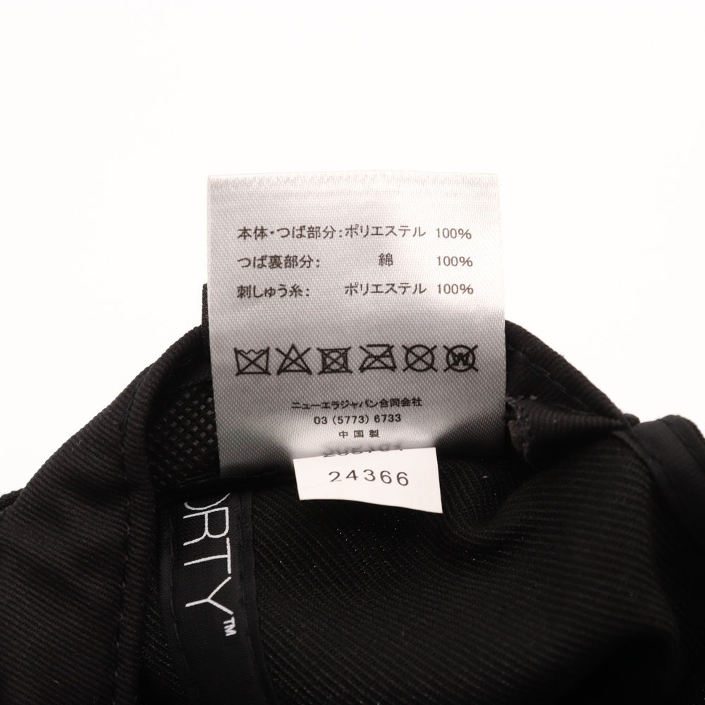 WACKO MARIA(ワコマリア) 24AW ×NEW ERA 9FORTY ロゴ刺繍 ニューエラ キャップ 帽子 ブラック