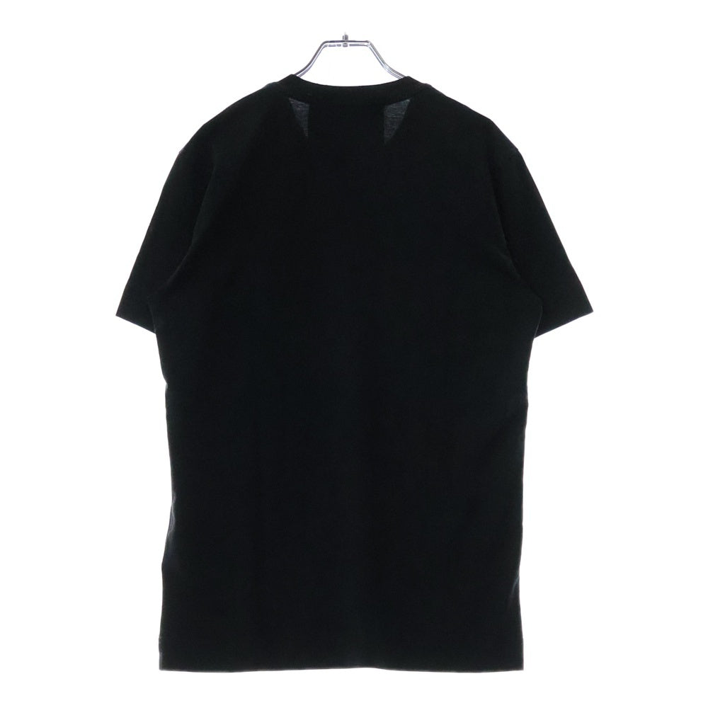 GIVENCHY(ジバンシィ) フロントロゴ刺繍 半袖Tシャツ カットソー ブラック BM716G3Y7M
