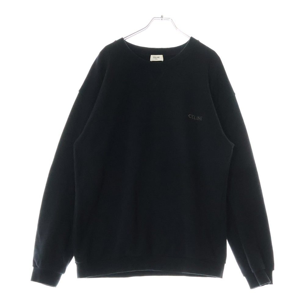 CELINE(セリーヌ) ロゴスタッズスウェットトレーナー ブラック 2Y960670Q