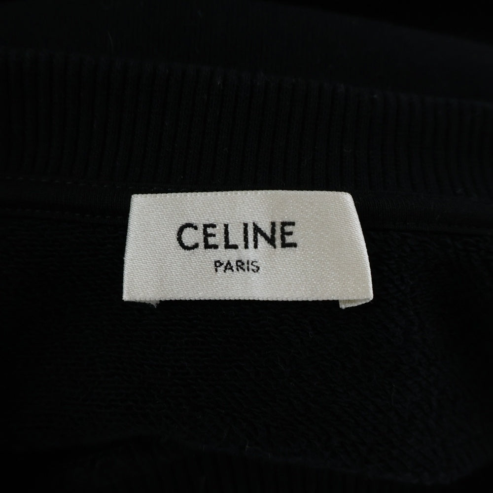 CELINE(セリーヌ) ロゴスタッズスウェットトレーナー ブラック 2Y960670Q