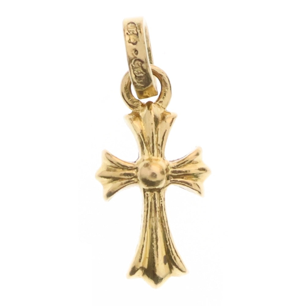 CHROME HEARTS(クロムハーツ) 22K CRS BBYFAT P/DIA ベイビーファットクロス PAVEダイヤ ペンダントトップ ゴールド BCA035
