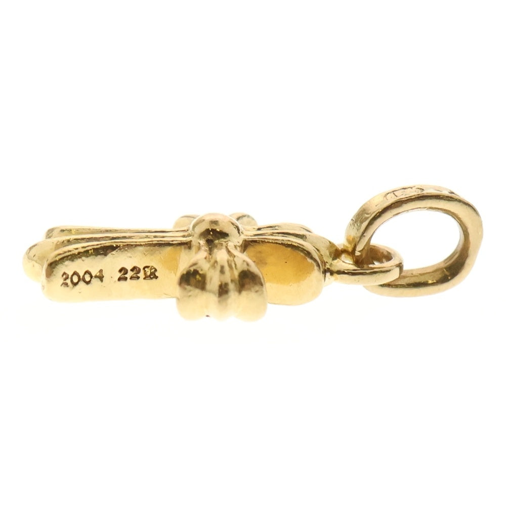 CHROME HEARTS(クロムハーツ) 22K CRS BBYFAT P/DIA ベイビーファットクロス PAVEダイヤ ペンダントトップ ゴールド BCA035