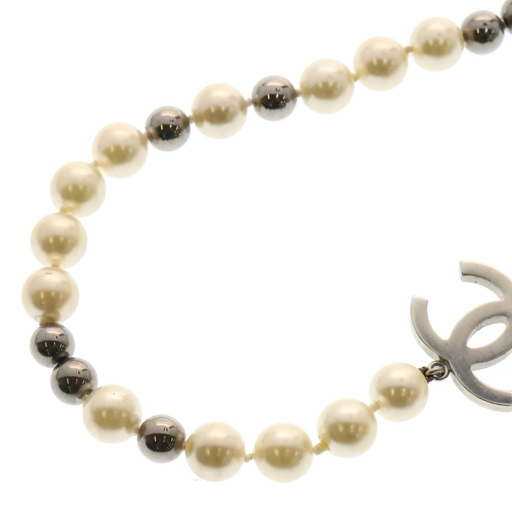 CHANEL(シャネル) ココマーク パールネックレス シルバー