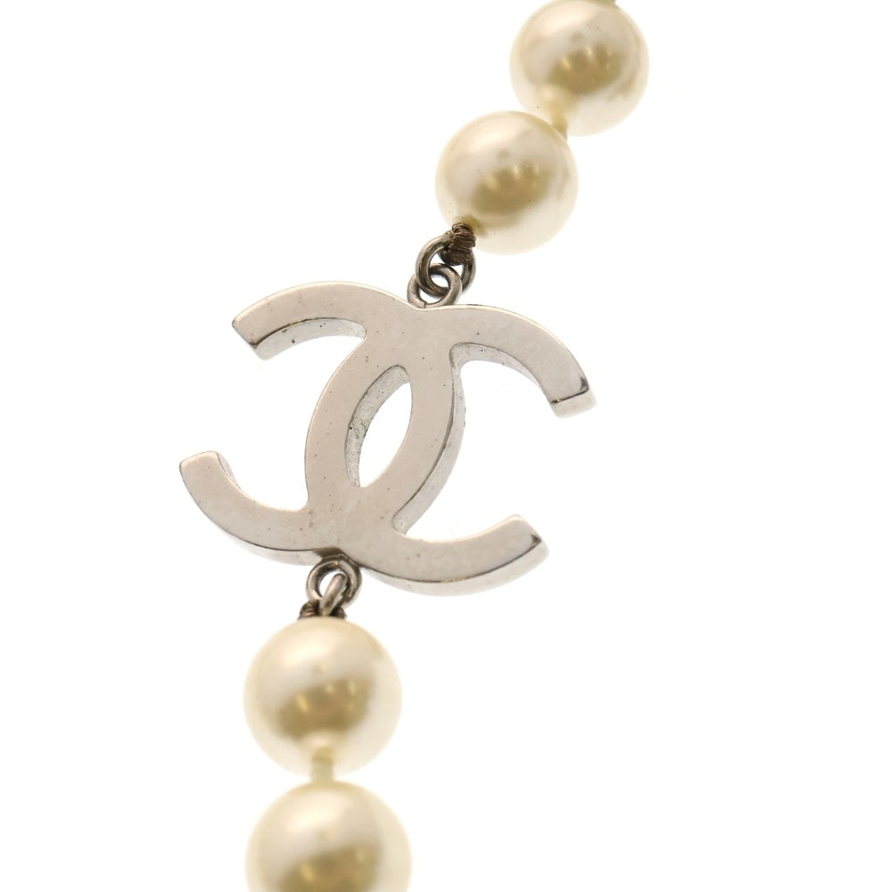 CHANEL(シャネル) ココマーク パールネックレス シルバー