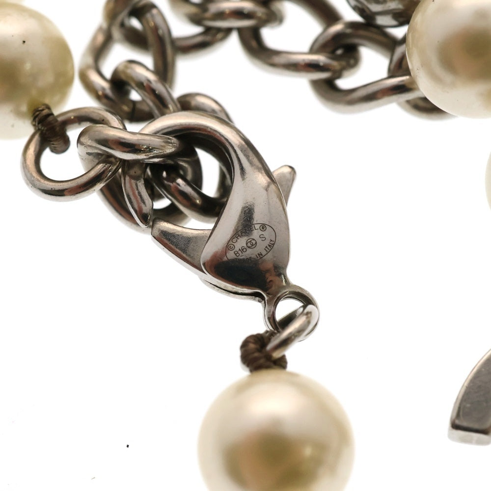 CHANEL(シャネル) ココマーク パールネックレス シルバー