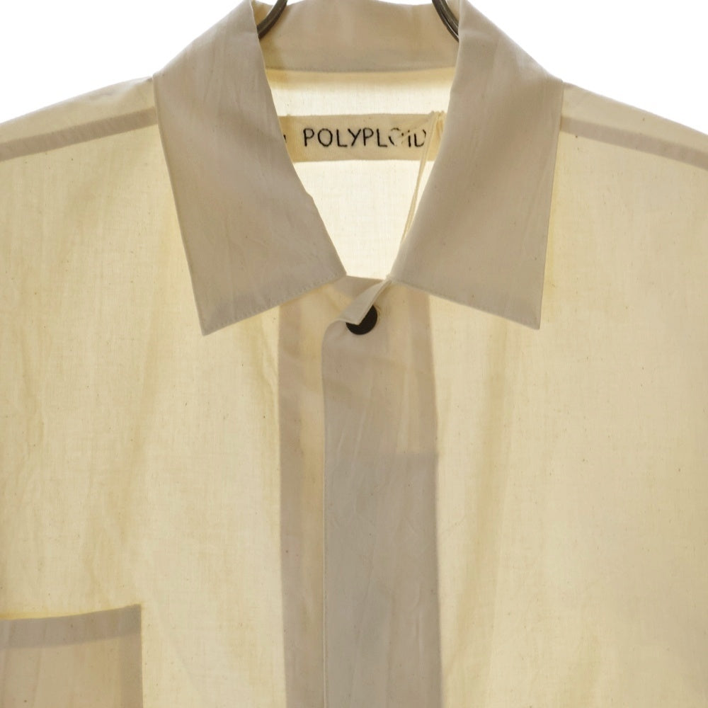 POLYPLOID(ポリプロイド) J JACKET A コットン ジャケット ホワイト 08-A-10