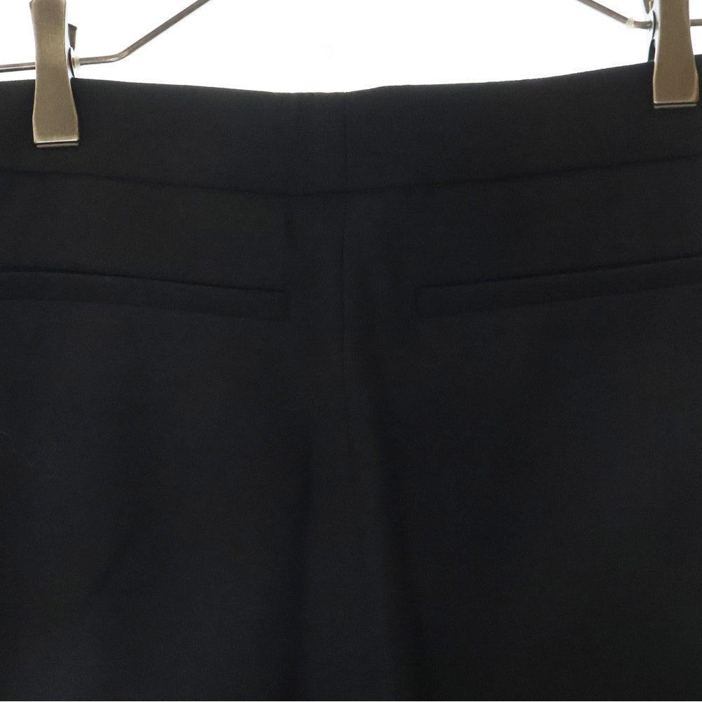HELIOT EMIL(エリオット・エミル) 23AW _W_10_127_BLK01 SLING TAILORED TROUSER ジップデザイン トラウザー パンツ ブラック