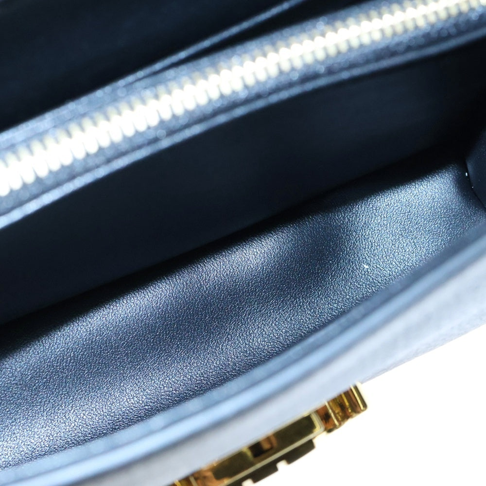 CELINE(セリーヌ) ティーン ニノ 2way ショルダーバッグ ハンドバッグ ブラック ゴールド金具 レザー トリオンフ