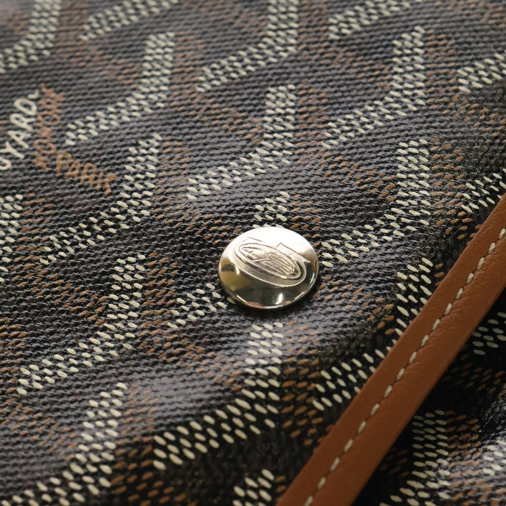 GOYARD(ゴヤール) プリュメ ポーチウォレット ショルダーウォレット ショルダーポシェット ブラック/ブラウン