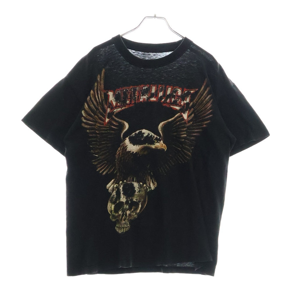 VINTAGE(ヴィンテージ) 00S METALLICA Eagle Europe bootleg メタリカ ヨーロッパブートレグ イーグルプリント 半袖Tシャツ ブラック