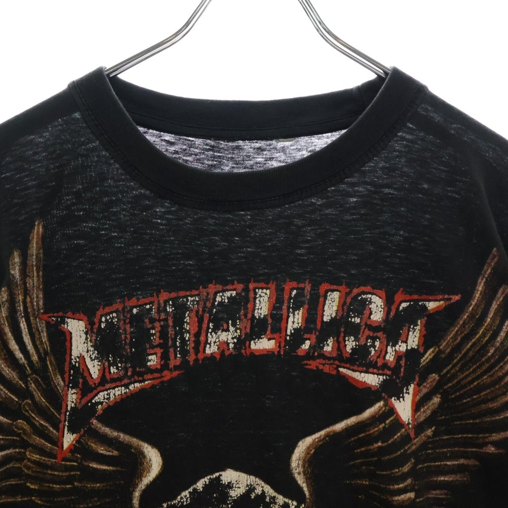VINTAGE(ヴィンテージ) 00S METALLICA Eagle Europe bootleg メタリカ ヨーロッパブートレグ イーグルプリント 半袖Tシャツ ブラック