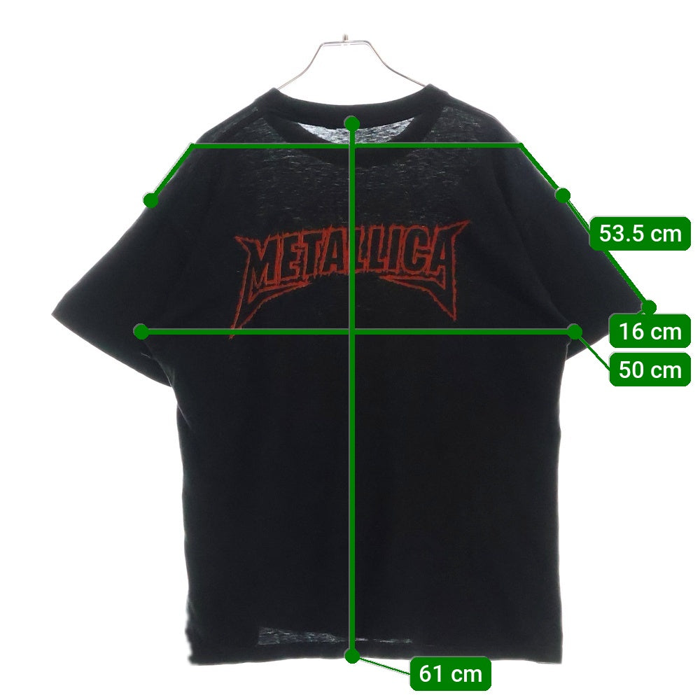 VINTAGE(ヴィンテージ) 00S METALLICA Eagle Europe bootleg メタリカ ヨーロッパブートレグ イーグルプリント 半袖Tシャツ ブラック