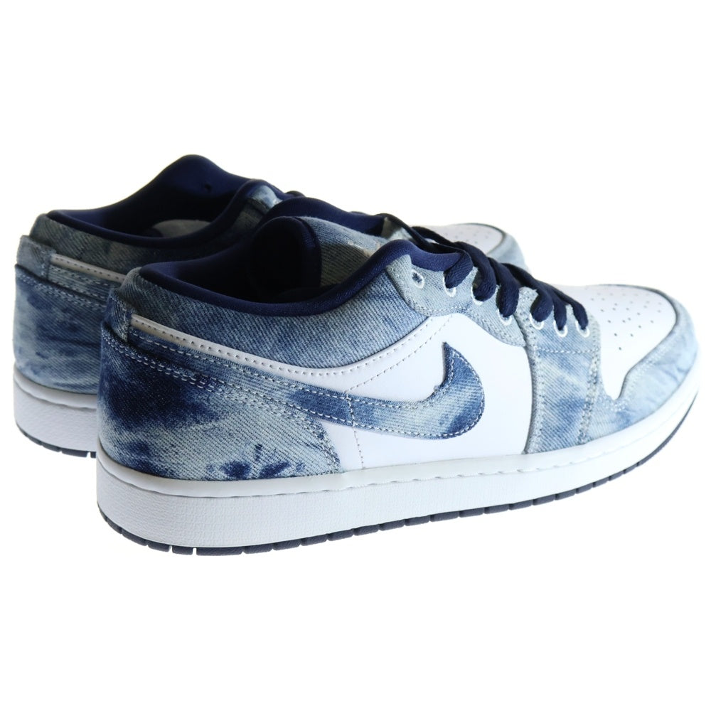 NIKE(ナイキ) AIR JORDAN 1 LOW WASHED DENIM エアジョーダン 1 ローカットスニーカー ウォッシュドデニム US10.5/28.5cm CZ8455-100