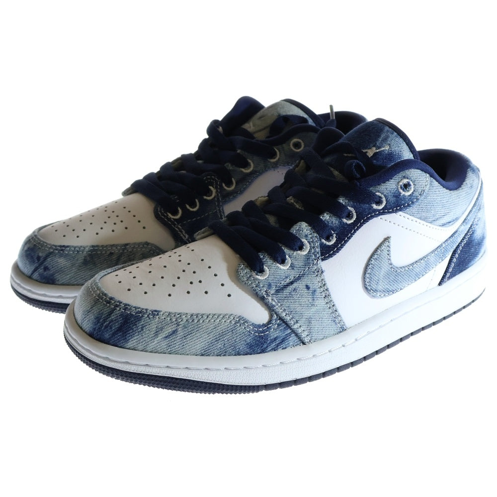 NIKE(ナイキ) AIR JORDAN 1 LOW WASHED DENIM エアジョーダン 1 ローカットスニーカー ウォッシュドデニム US7/25cm CZ8455-100