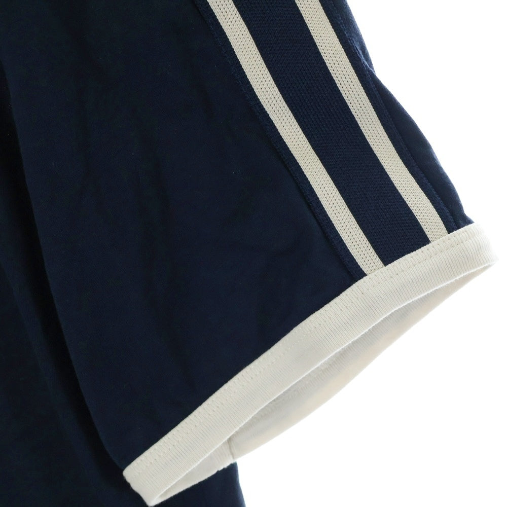 CELINE(セリーヌ) フロントロゴ コットンルーズシルエット 半袖カットソー Tシャツ ネイビー/ホワイト 2X15N671Q 07HC