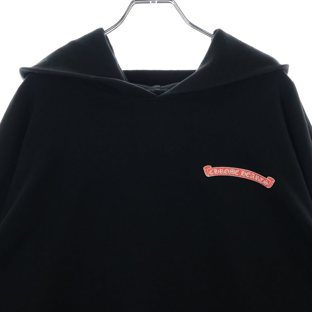 CHROME HEARTS(クロムハーツ) ×MATTY BOY PPO STAY FAST RACE TEAM HD PLVR マッティボーイ ステイファスト プルオーバースウェットパーカー ブラック