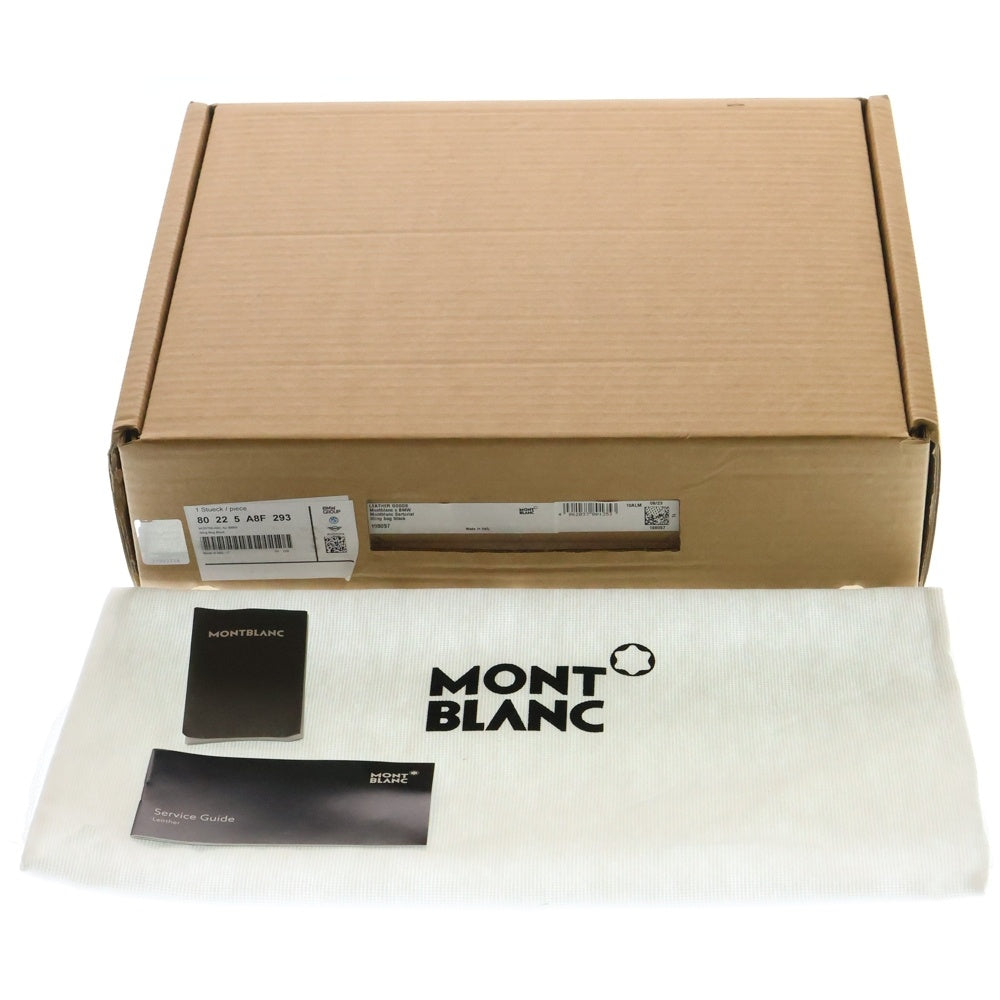 MONTBLANC(モンブラン) ×BMW ビーエムダブリュー サフィアーノ スリングバッグ ショルダーバッグ ブラック