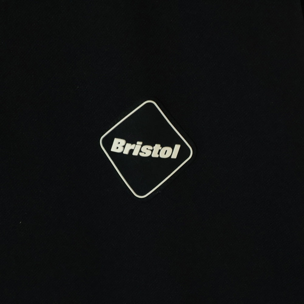 F.C.R.B./F.C.Real Bristol/FCRB(エフシーアールビー/エフシーレアルブリストル) 19SS BIG LOGO POLO ビッグ ロゴ ポロシャツ ブラック FCRB-190050