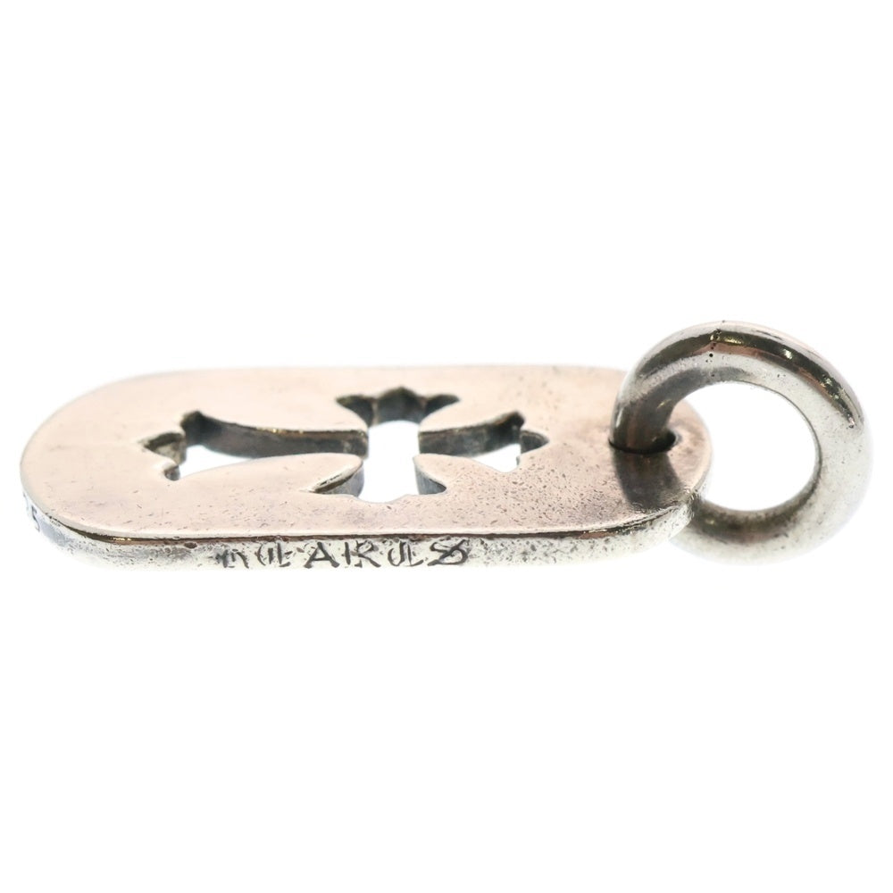 CHROME HEARTS(クロムハーツ) D TAG SML CO CRS OLD カットアウトクロスドッグタグ スモール ペンダントトップ シルバー BCA242