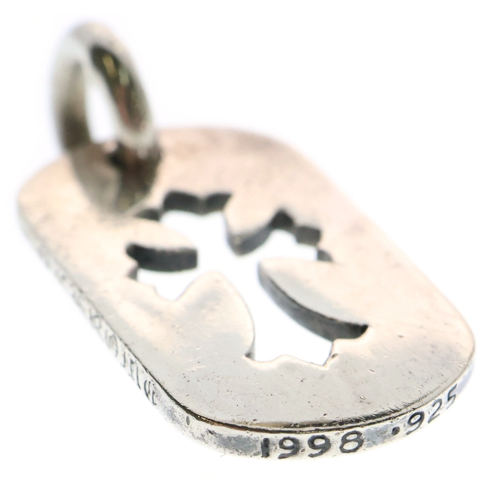 CHROME HEARTS(クロムハーツ) D TAG SML CO CRS OLD カットアウトクロスドッグタグ スモール ペンダントトップ シルバー BCA242