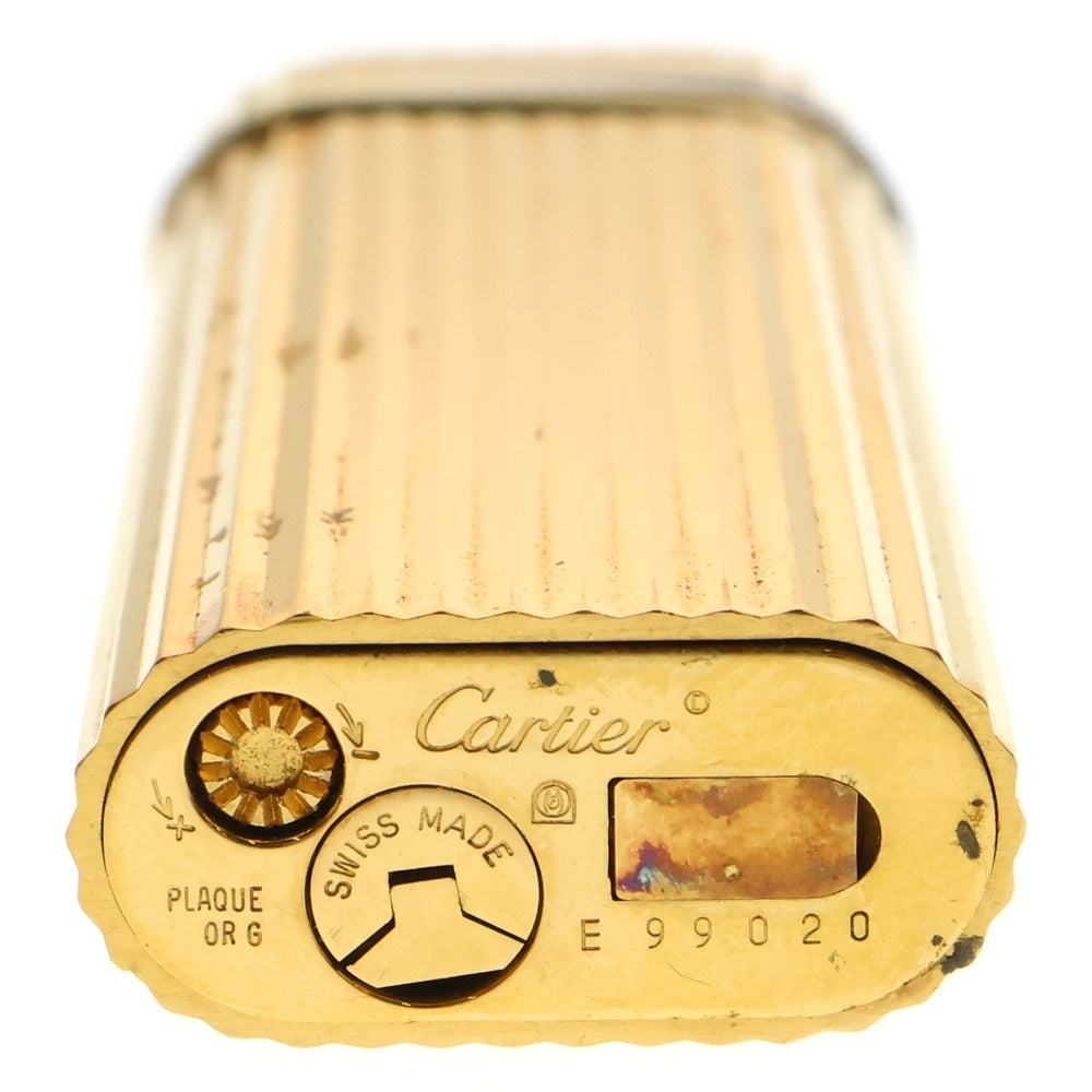 Cartier(カルティエ) ストライプ ガスライター ジッポ E99020 ゴールド