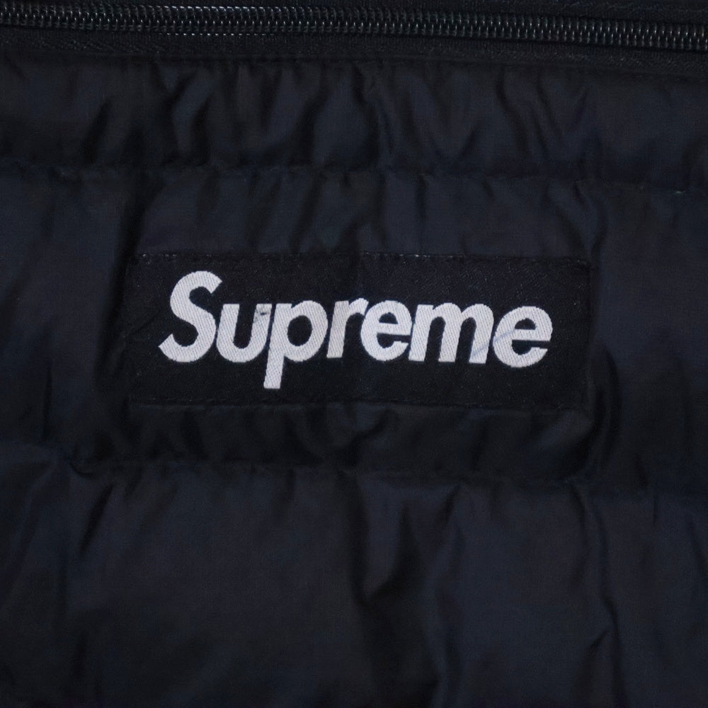 SUPREME(シュプリーム) 24SS ×PERTEX Micro Down Half Zip Hooded Pullover マイクロダウン ハーフジップ ジャケット ブラック