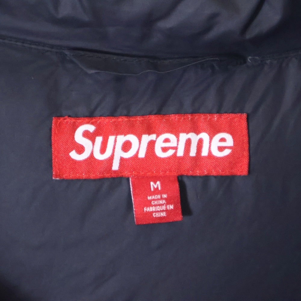 SUPREME(シュプリーム) 24SS ×PERTEX Micro Down Half Zip Hooded Pullover マイクロダウン ハーフジップ ジャケット ブラック